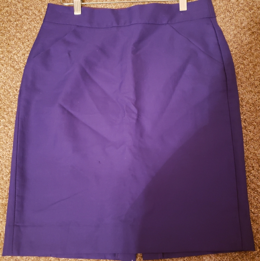 J. Crew Women's Pencil Skirt Purple Size 6